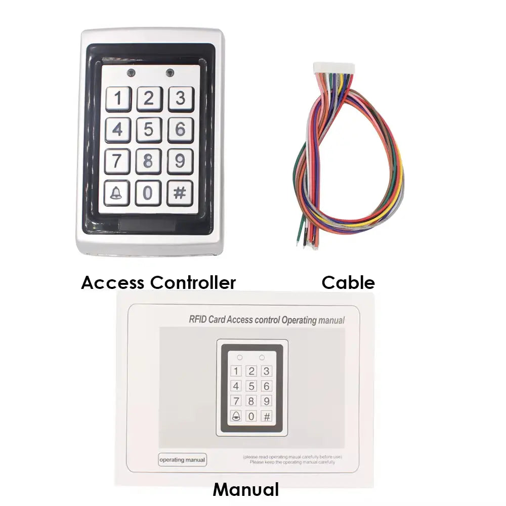 1000 Users RFID Password Access Control Suit Is Applicable to Most Door 125Khz Card Reader Keyboard Access Control System