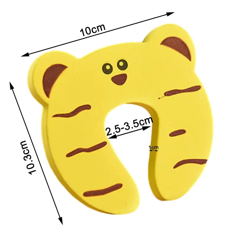 5PCS Baby Security Protection Door Stopper Furniture Protection Card Animal Finger Protector Baby Care Safety Kids Locks
