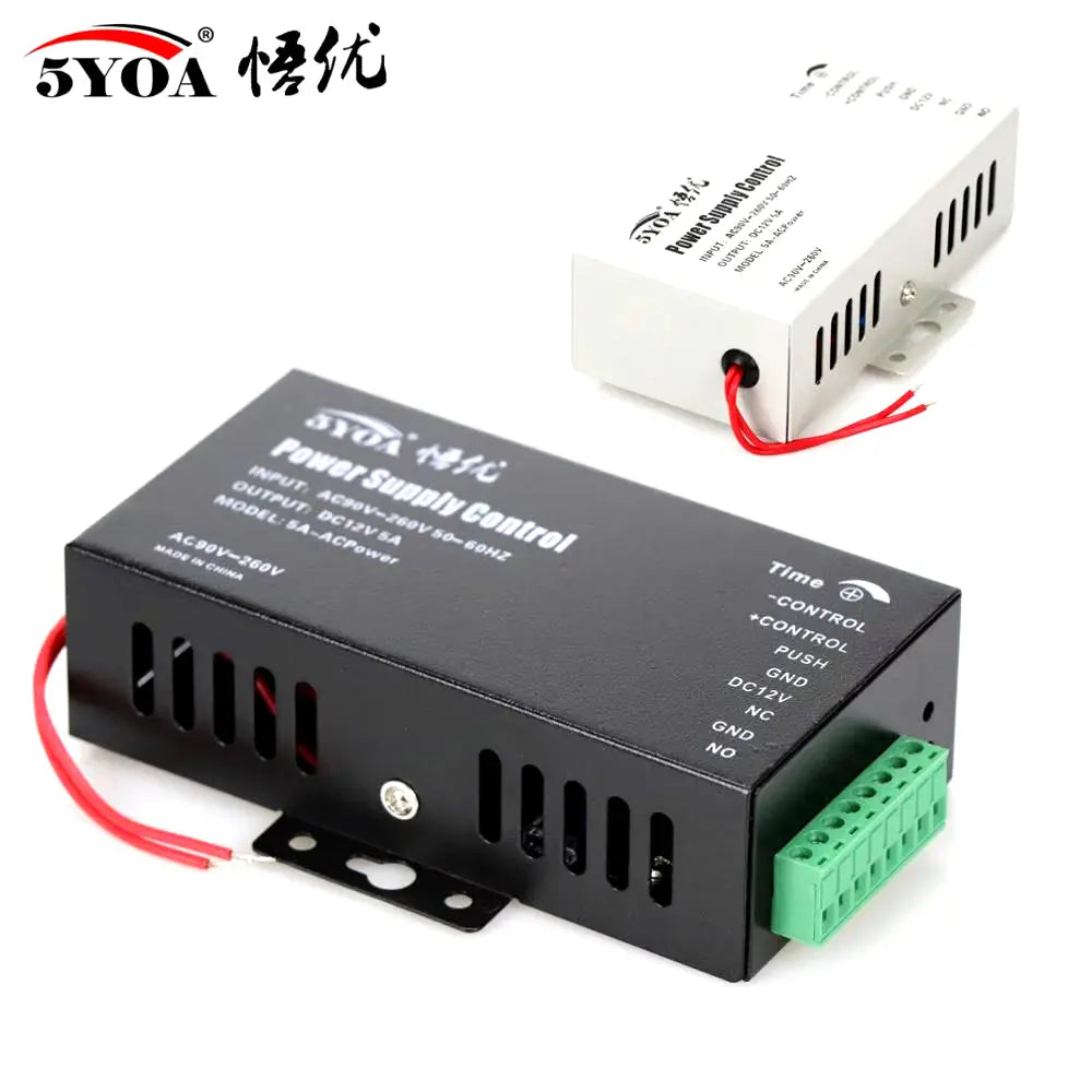 DC 12V Door Access Control System Switch Power Supply 3A 5A / AC 110~260V RFID Fingerprint Access Control System