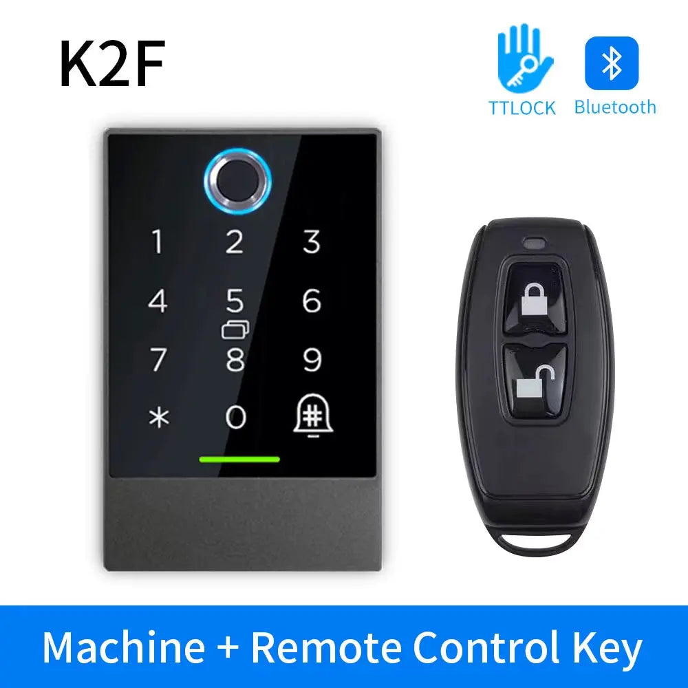 K2/K2F IP65 Waterproof Semiconductor Fingerprint Ttlock App Control Bluetooth V4.0 Smart App Access Controller Access Control