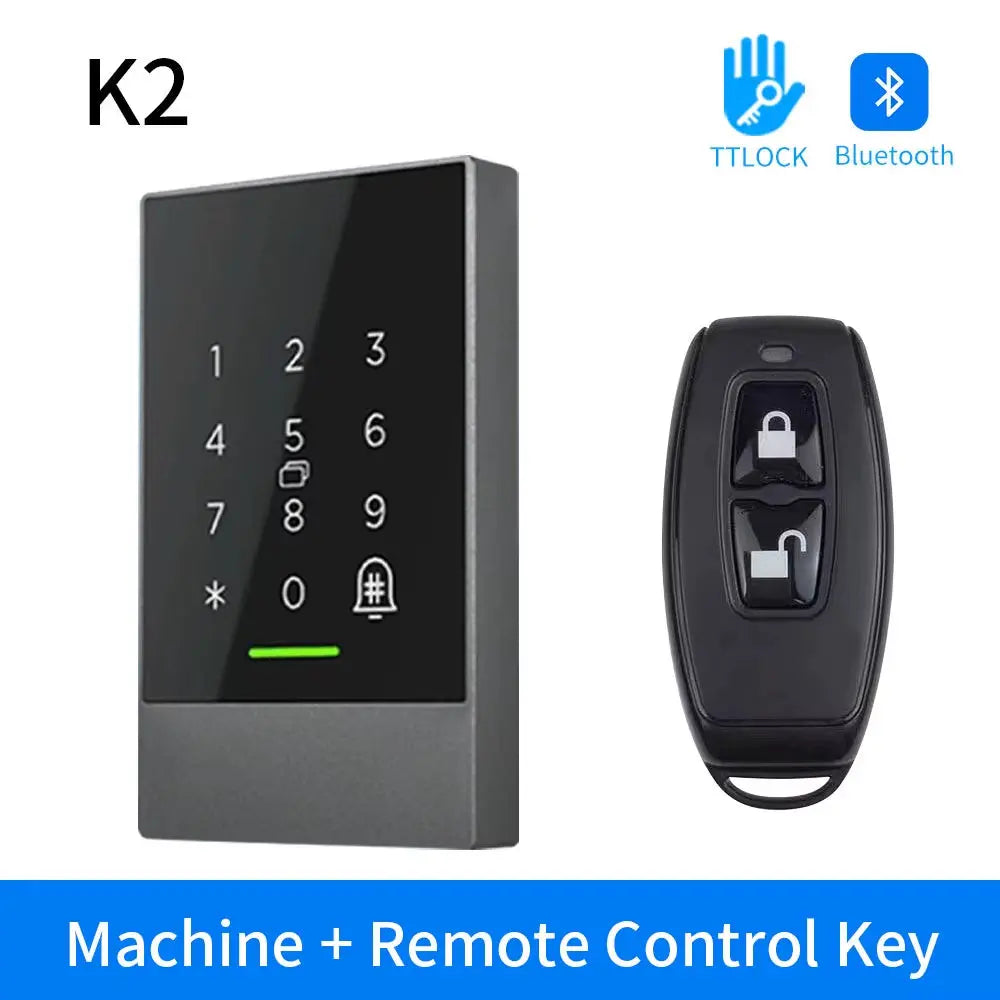 K2/K2F IP65 Waterproof Semiconductor Fingerprint Ttlock App Control Bluetooth V4.0 Smart App Access Controller Access Control
