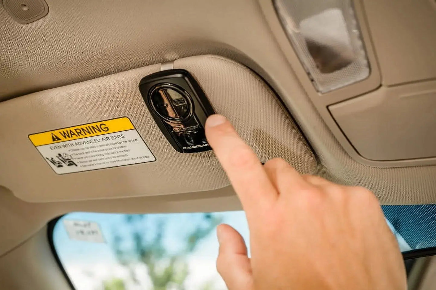 KLIK5U-BK2 Black Universal Garage Door Remote Two Button