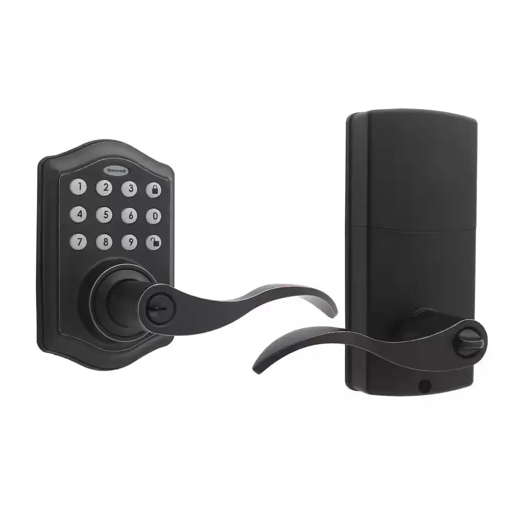 Oil Rubbed Bronze Keypad Electronic Door Lever Entry Lock