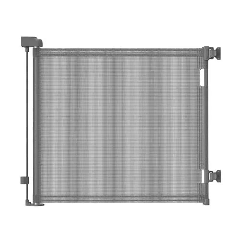 Retractable Baby Gate,Mesh Baby Gate or Mesh Dog Gate,33" 33X55 Inch Gray