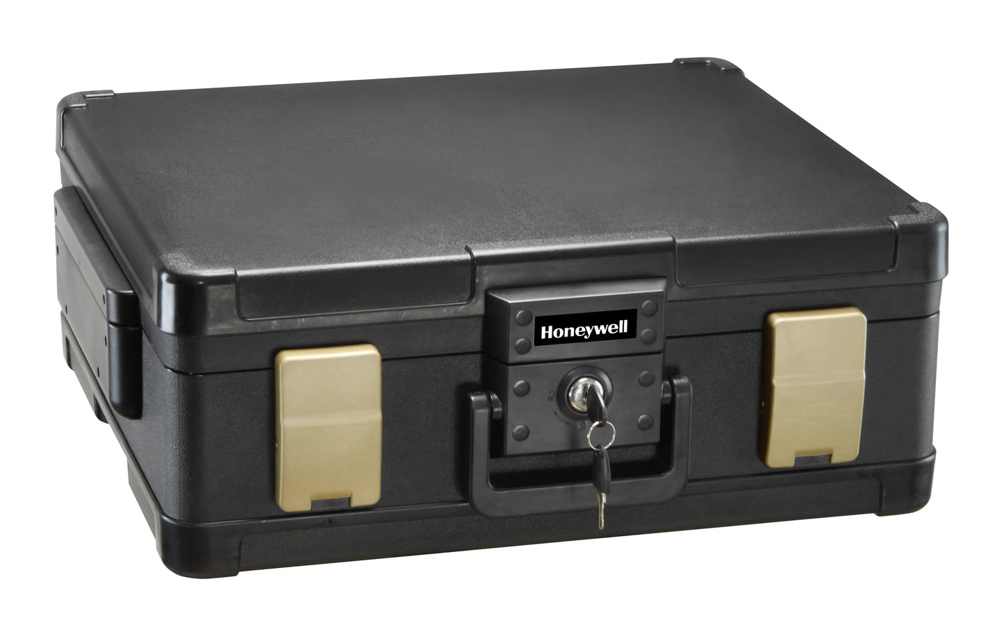 Safes, 0.39 Cu Ft, Waterproof 1-Hour Fire Chest with Key Lock, Carry Handle, 1104