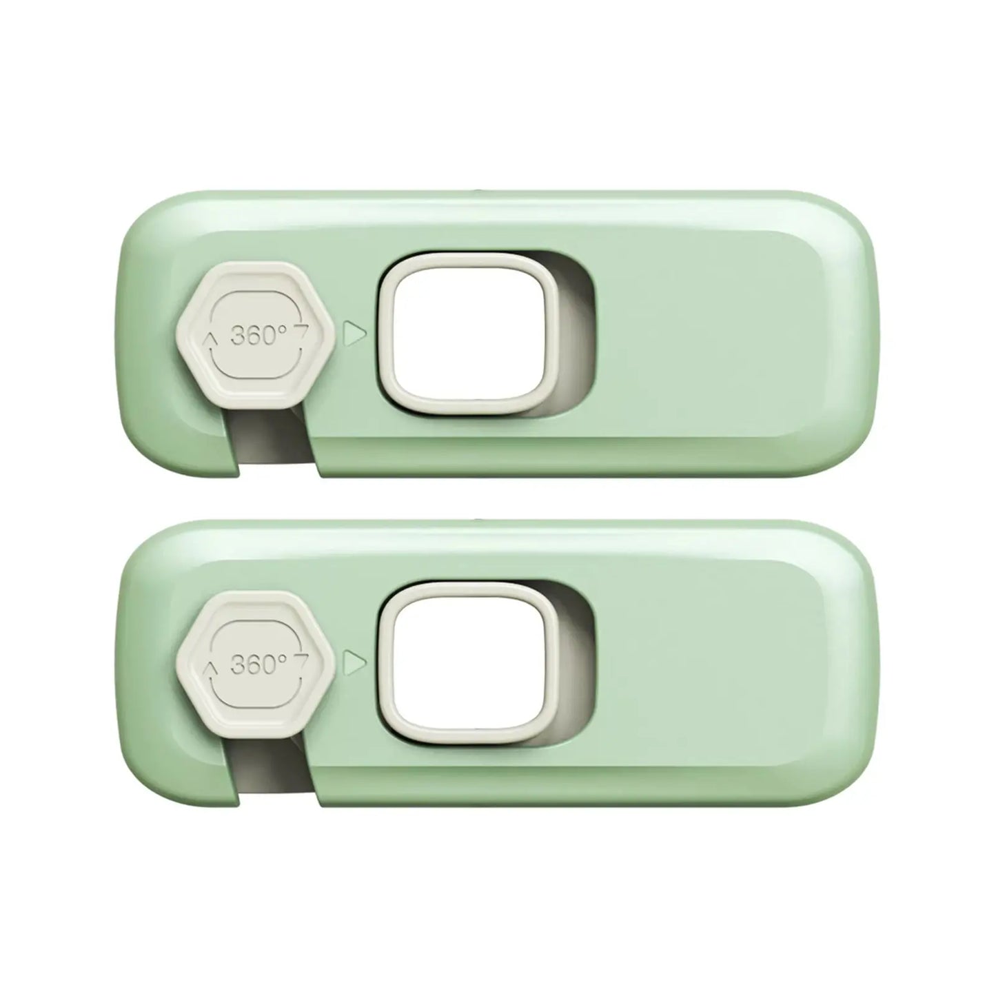 1/2 PCS Child Safety Cabinet Lock Security Protection Home Refrigerator Safety Buckle Baby Anti-Pinch Hand Drawer Door Locks