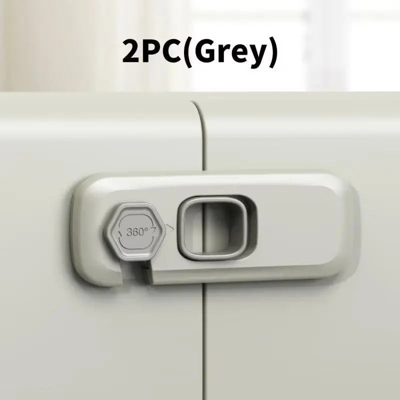 1/2 PCS Child Safety Cabinet Lock Security Protection Home Refrigerator Safety Buckle Baby Anti-Pinch Hand Drawer Door Locks