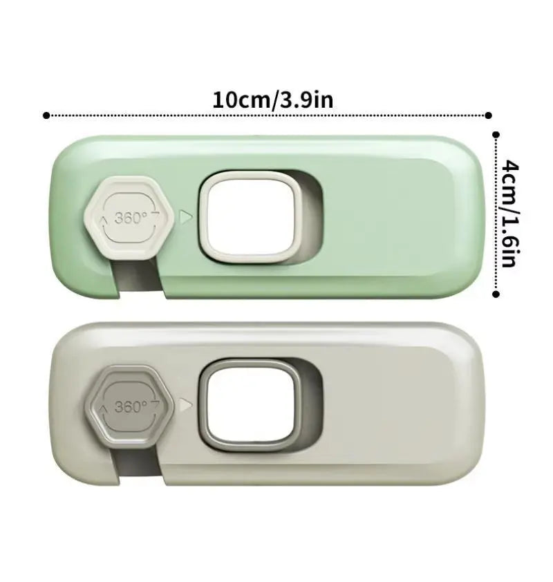 1/2 PCS Child Safety Cabinet Lock Security Protection Home Refrigerator Safety Buckle Baby Anti-Pinch Hand Drawer Door Locks