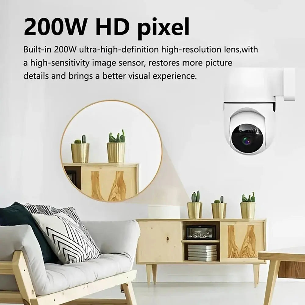 1080P Indoor/ Outdoor Home Security Camera 355° Wide Angle Security Camera Wifi Camera