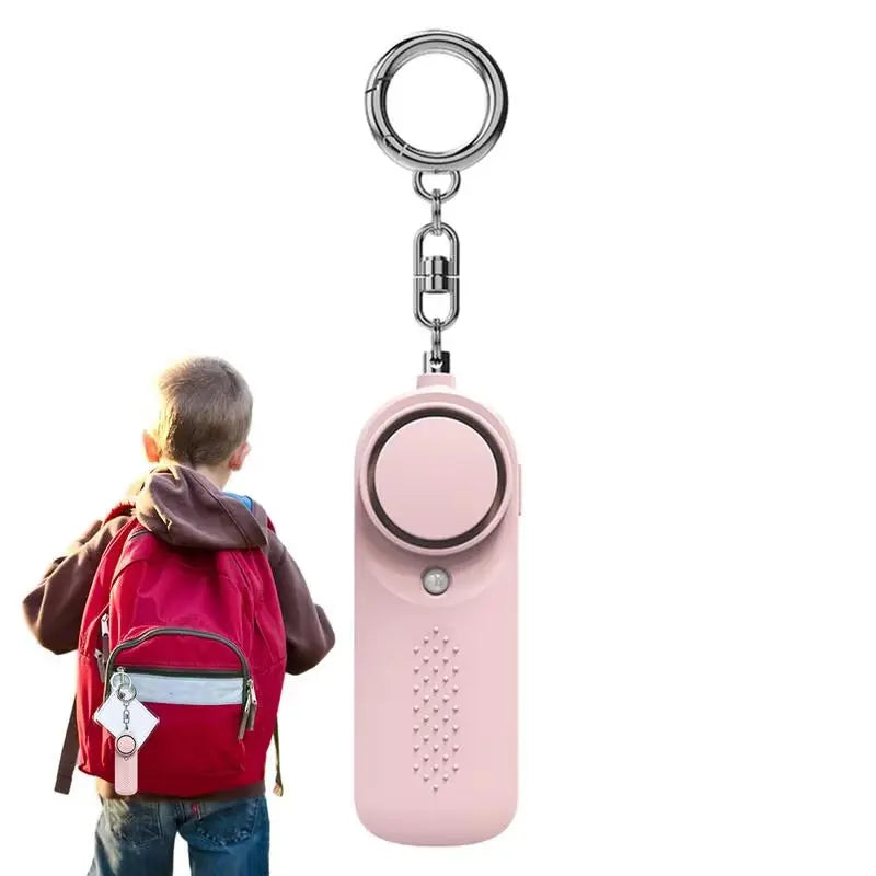 130Db Keychain Alarm Loud Siren Safe Sound Security Horns & Sirens for Women Self Defense Key Chain Personal Sound Safety Alarm