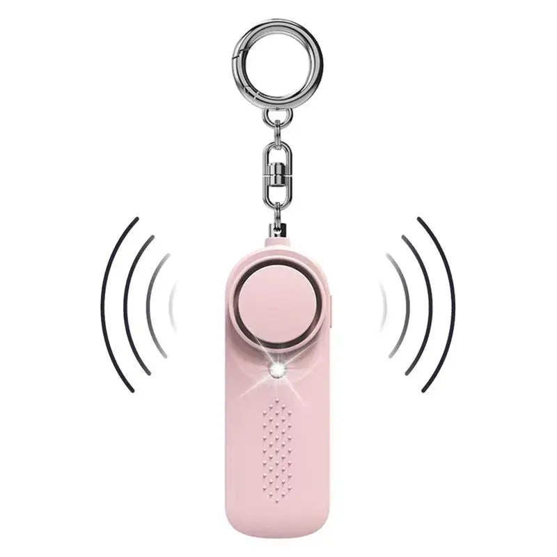 130Db Keychain Alarm Loud Siren Safe Sound Security Horns & Sirens for Women Self Defense Key Chain Personal Sound Safety Alarm