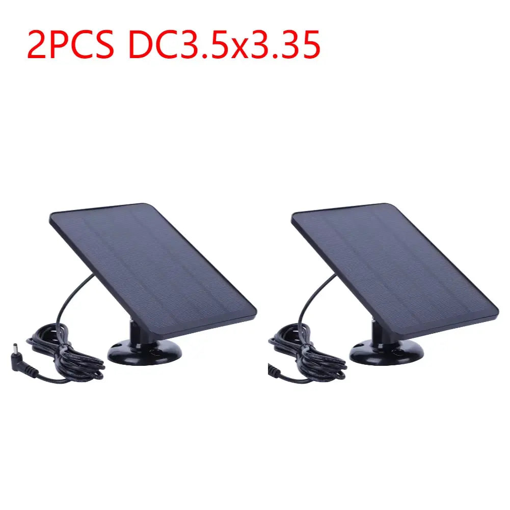 20W Solar Panel Kit with 3-Meter Charging Wire Portable Solar Panel 360 Rotating for Ring Spotlight Camera/Ring Stick up Camera