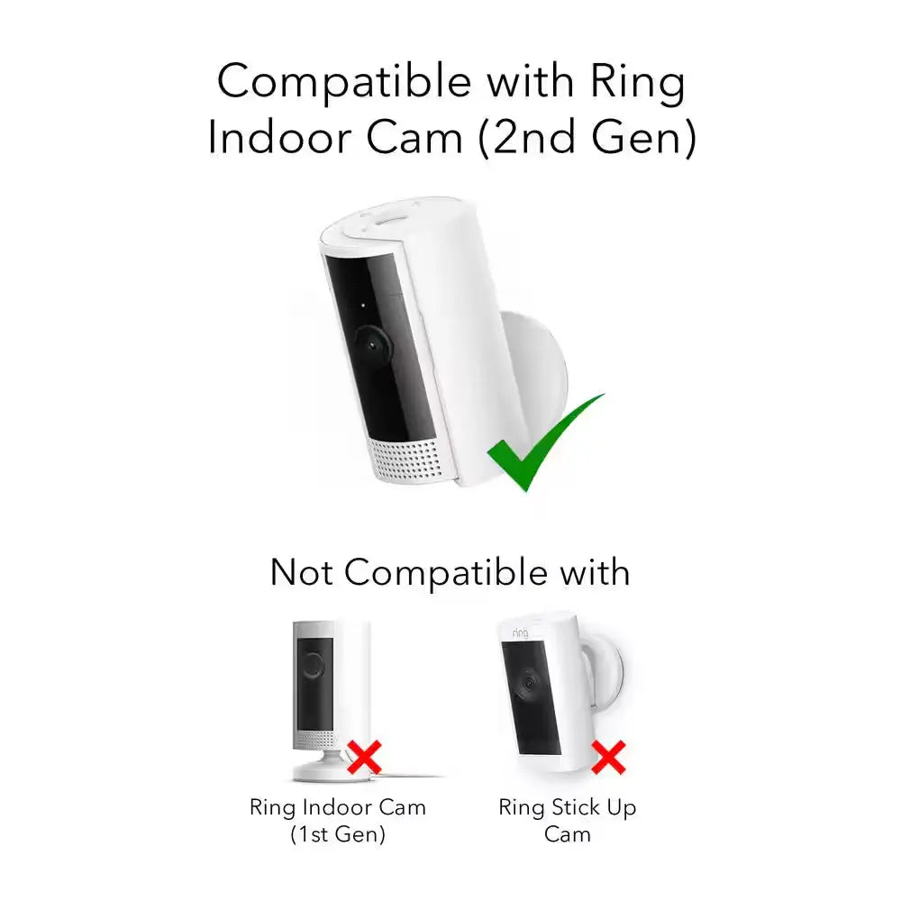 3-In-1 Floodlight, Charger and Mount Compatible with Ring Indoor Camera (2Nd Gen) (Ring Camera Not Included)