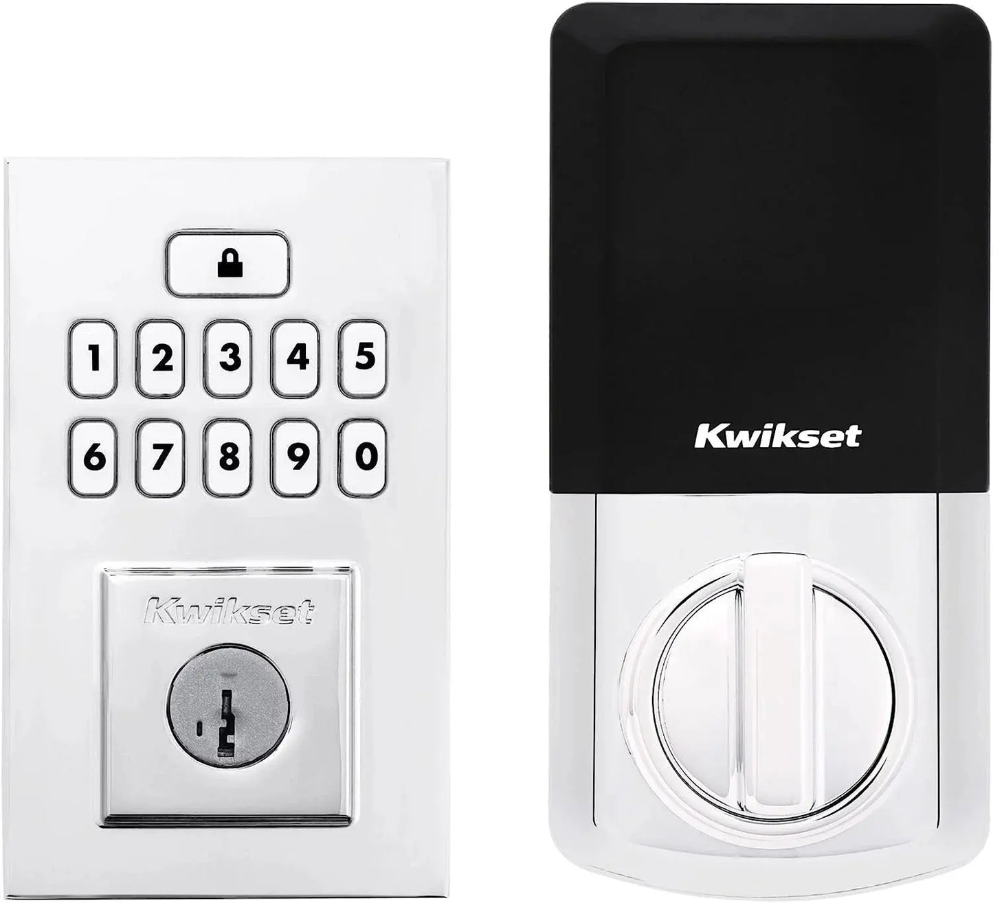 9260CNT-514S Contemporary Smartcode Keypad Electronic Deadbolt Smartkey Matte Black Finish