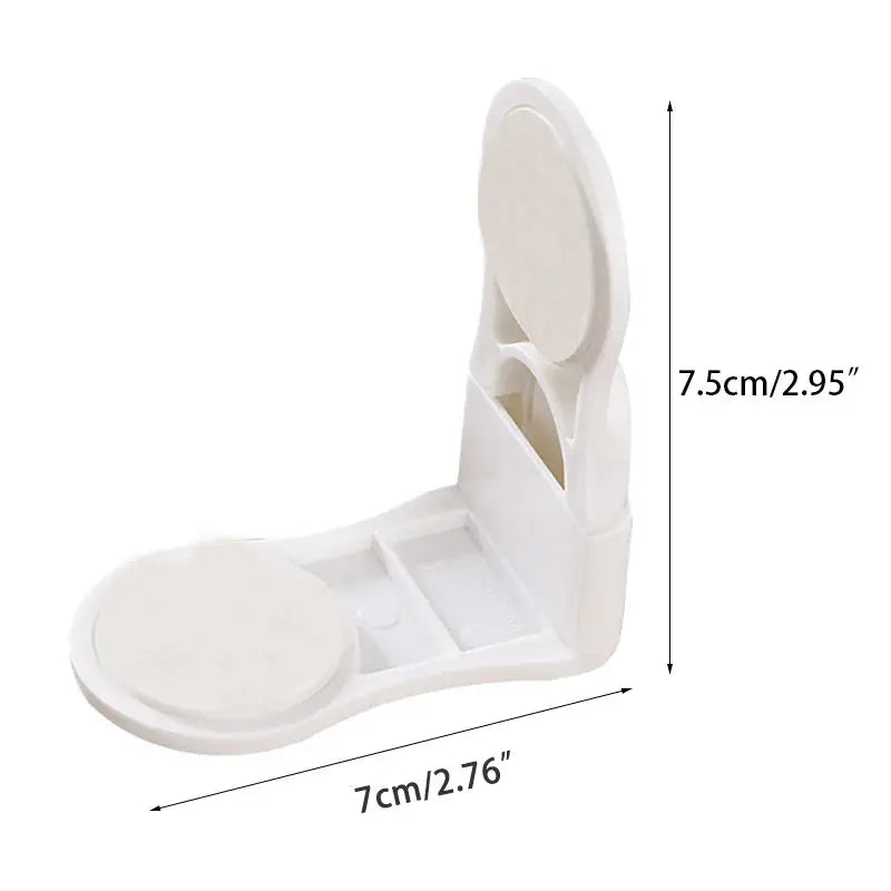 Baby Safety Drawer Lock Anti-Pinching Hand Cabinet Drawer Locks Plastic White Safety Buckle for Children Kids Protection