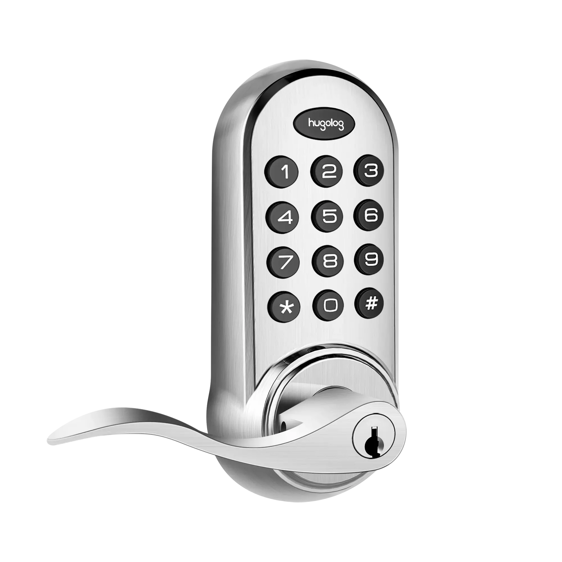 Hugolog 02 Electronic Keypad Lever Lock with A Latch Hugolog