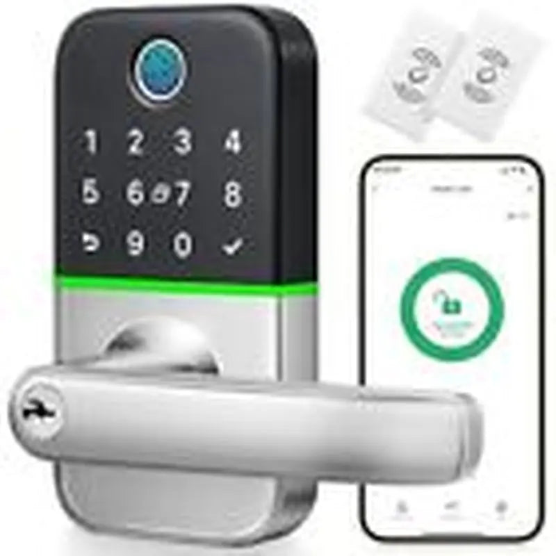 Keypad Smart Door Lock with Handle: Kucacci Keyless Entry Door Lock - Smart