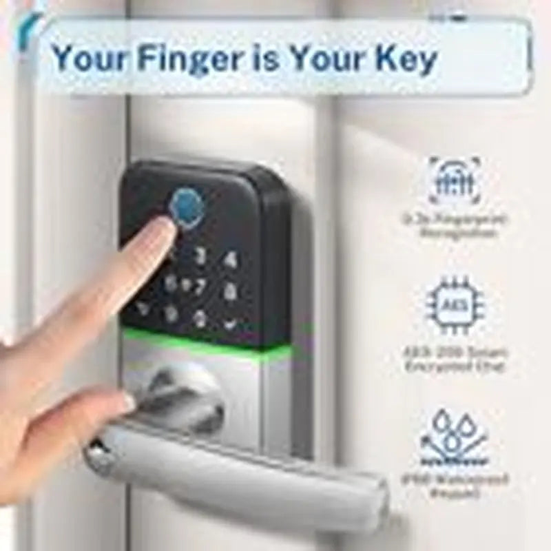 Keypad Smart Door Lock with Handle: Kucacci Keyless Entry Door Lock - Smart