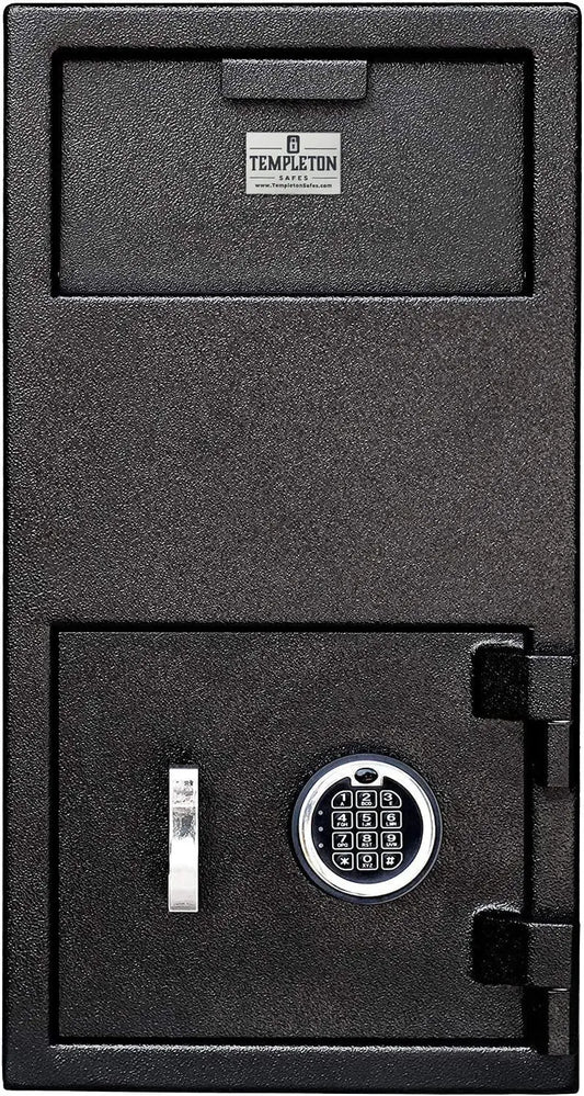 Large Depository Drop Slot Safe with Electronic Keypad Combination with Key Backup, 1.4 CBF