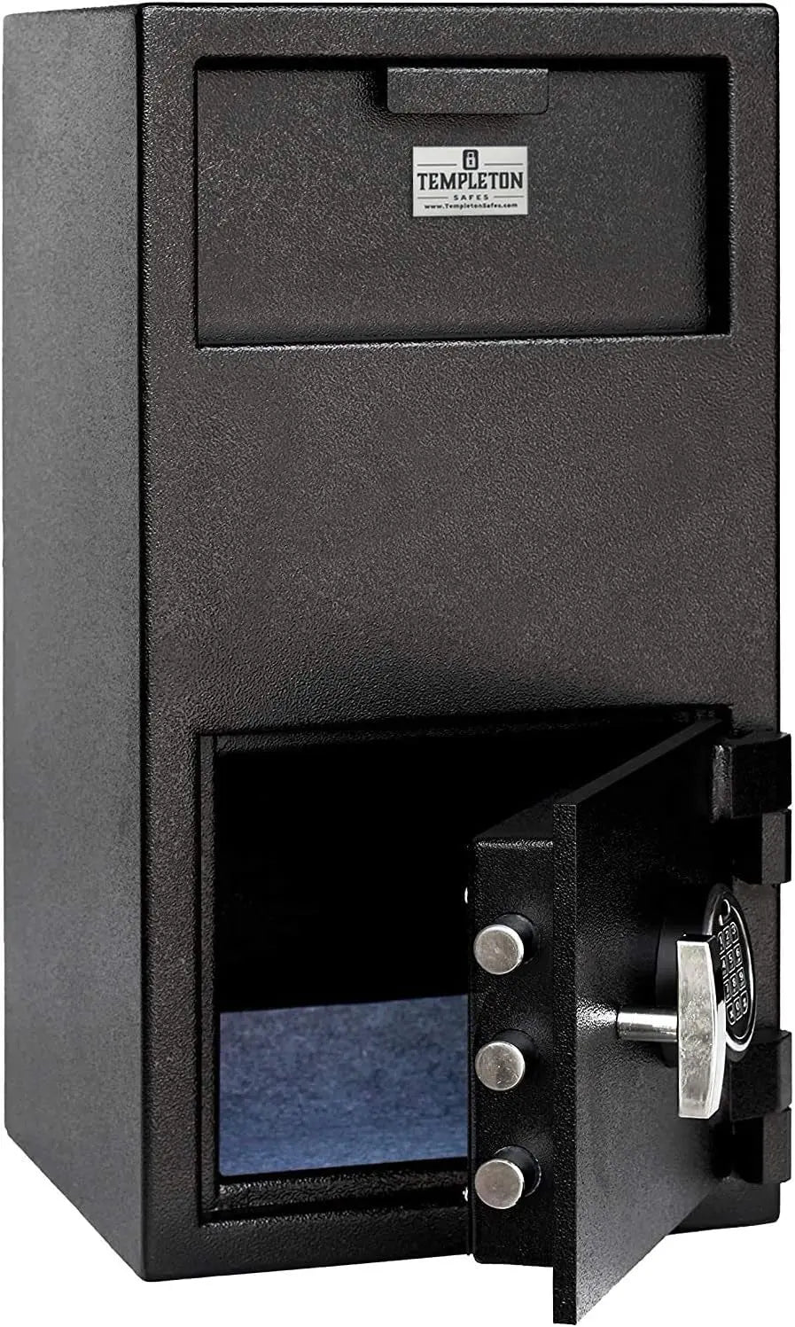 Large Depository Drop Slot Safe with Electronic Keypad Combination with Key Backup, 1.4 CBF