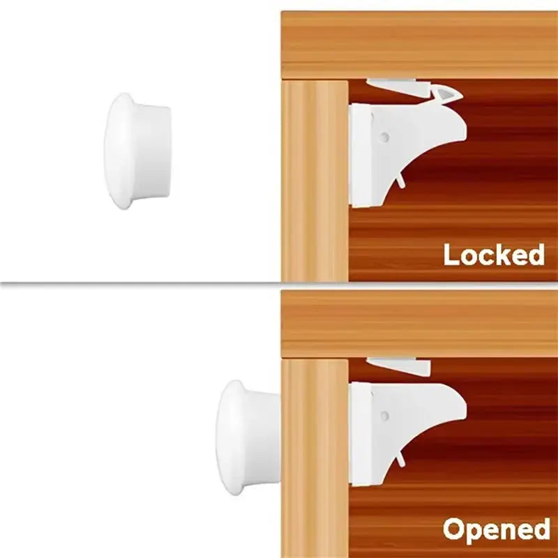 Magnetic Child Lock Children Protection Baby Safety Lock Drawer Latch Cabinet Door Lock Limiter Children Security Locks