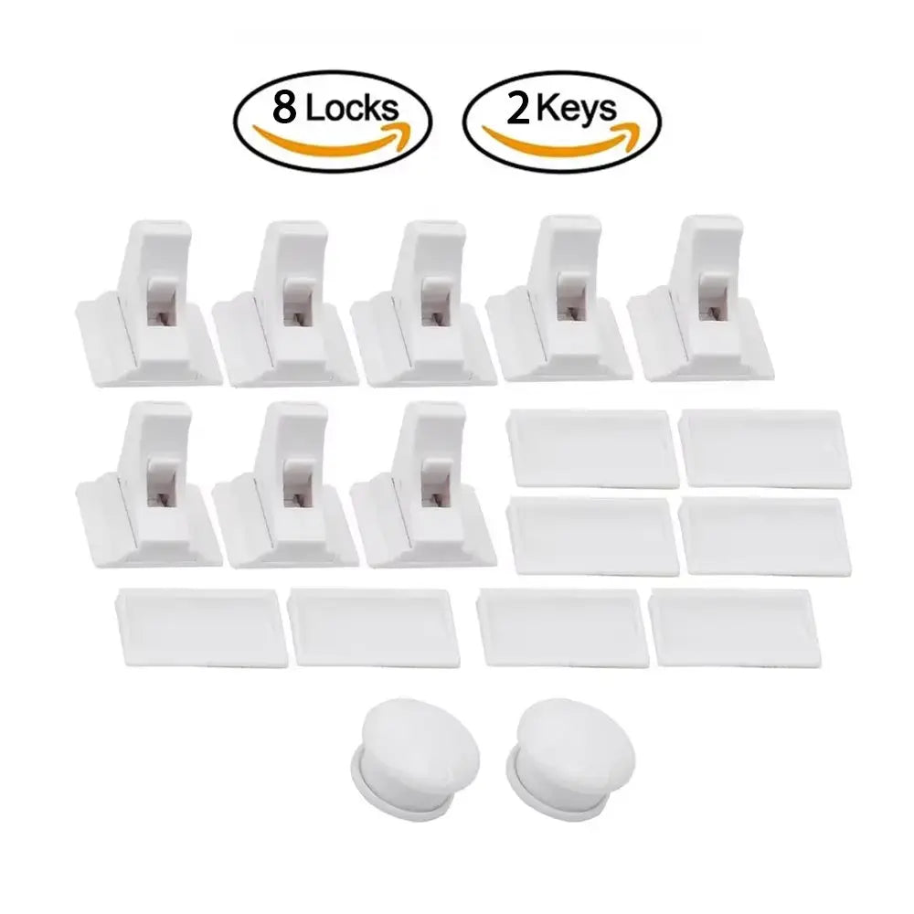 Magnetic Child Lock Children Protection Baby Safety Lock Drawer Latch Cabinet Door Lock Limiter Children Security Locks