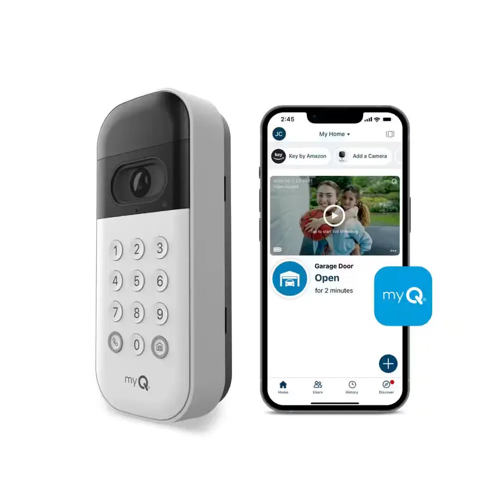 Myq Smart Wireless Garage Door Video Keypad