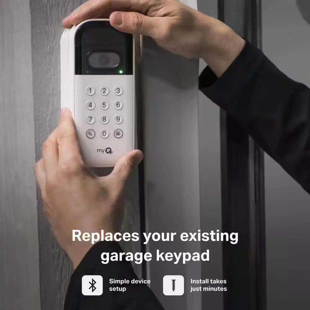 Myq Smart Wireless Garage Door Video Keypad