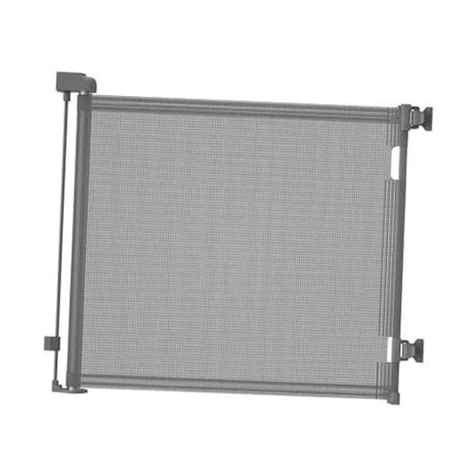 Retractable Baby Gate,Mesh Baby Gate or Mesh Dog Gate,33" 33X55 Inch Gray