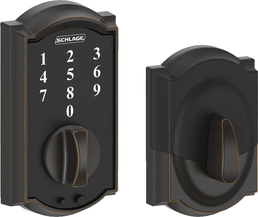 Schlage BE/FE Series Camelot Trim Touch Keypad Deadbolt Schlage