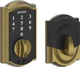 Schlage BE/FE Series Camelot Trim Touch Keypad Deadbolt Schlage