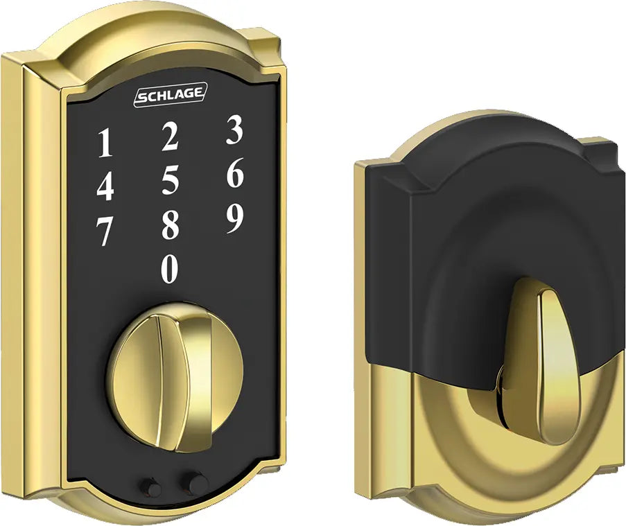 Schlage BE/FE Series Camelot Trim Touch Keypad Deadbolt Schlage