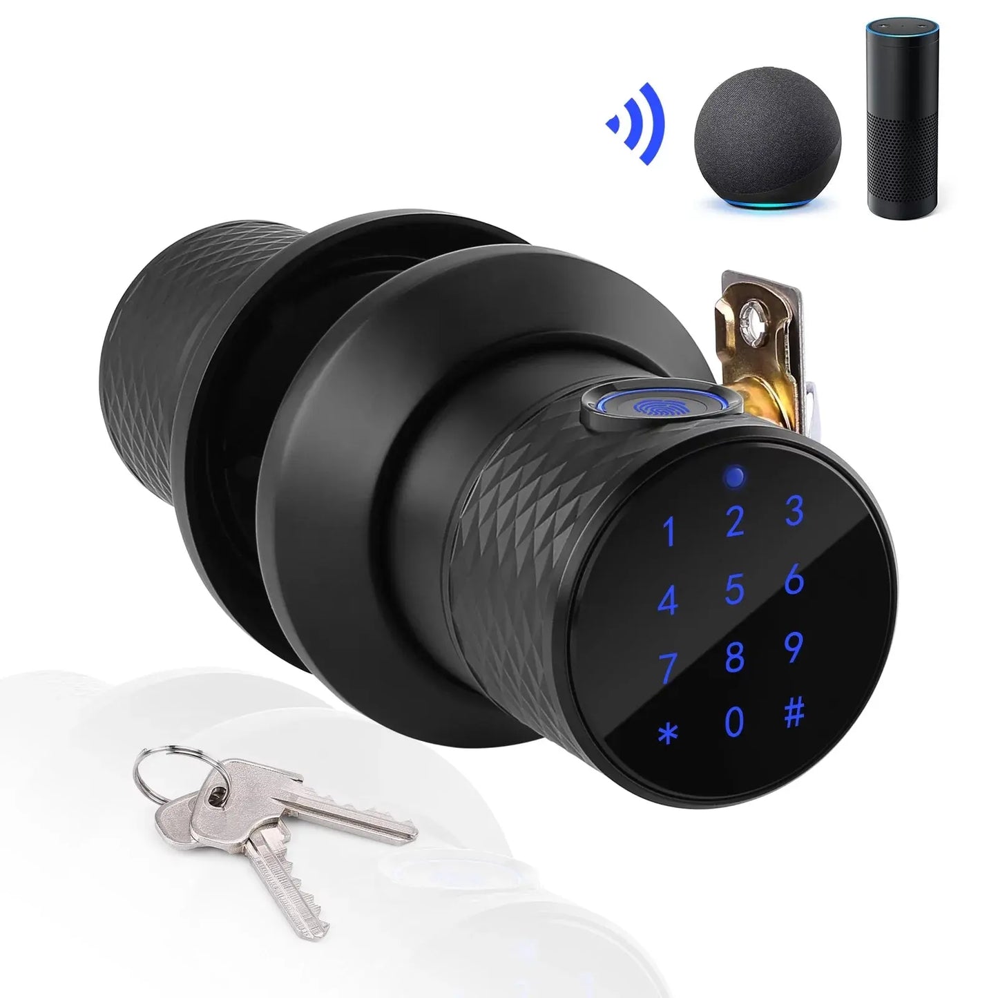 Smart Lock, Metal, Waterproof, Keyless Fingerprint Lock