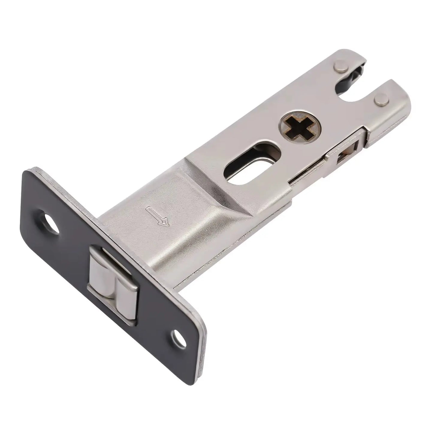 Square Sliding Door Lock Pocket Security Privacy Lock Zinc Alloy Latch & 3* Keys