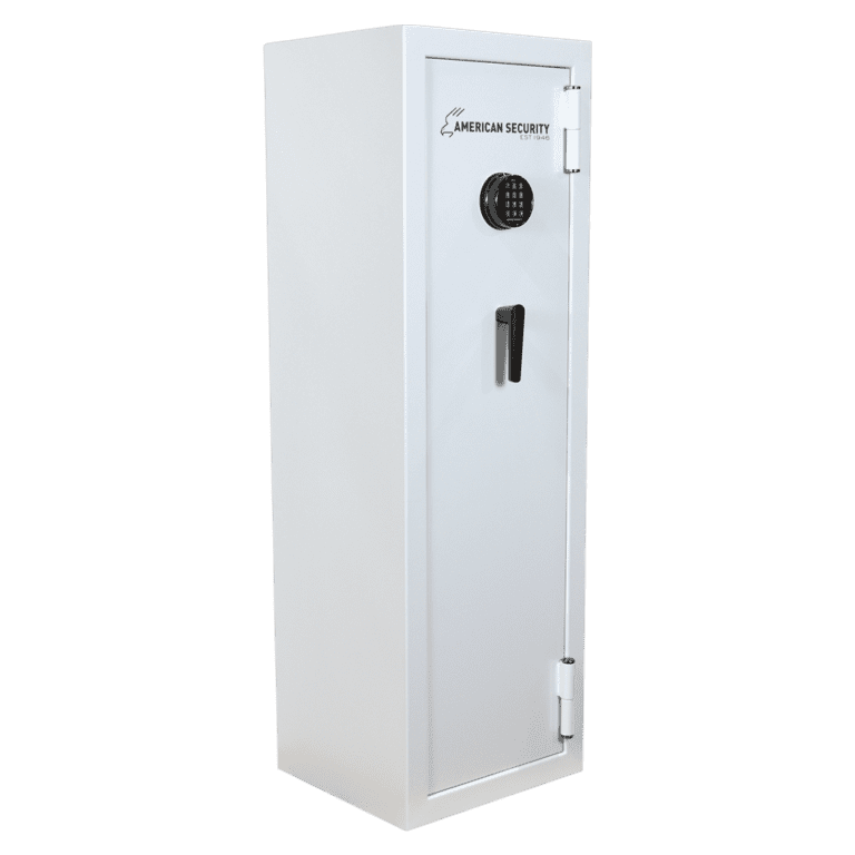 AMSEC TF5517 white gun safe angle
